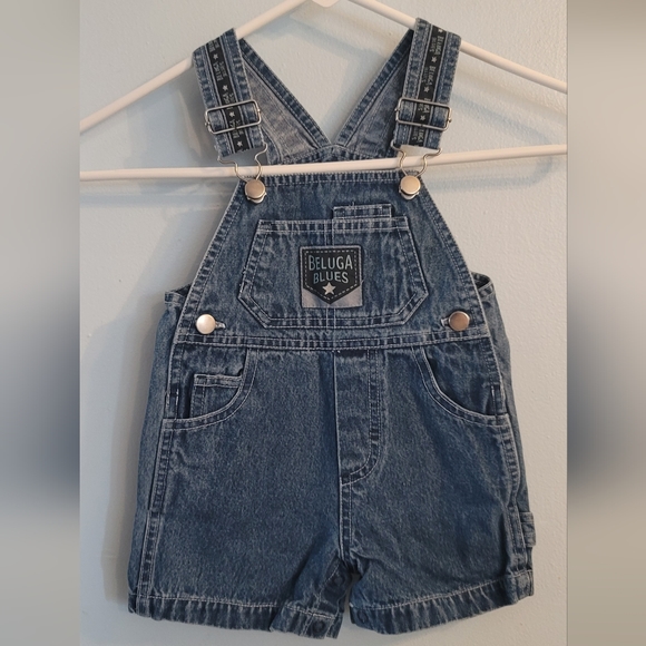 One Pieces Genuine Blue Jean Beluga Blues Overalls Like New